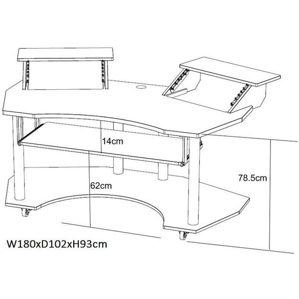 Millenium SD-180 B StudioDesk