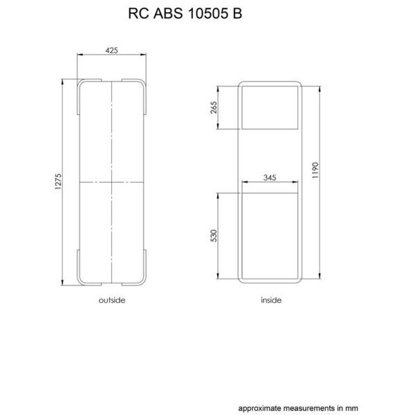 Rockcase RC ABS 10505B/SB BassGuit Case